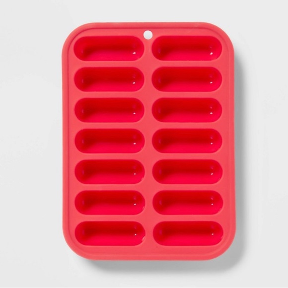 (3) Silicone Ice Tray | Red - Room Essentials - Picture 2 of 4